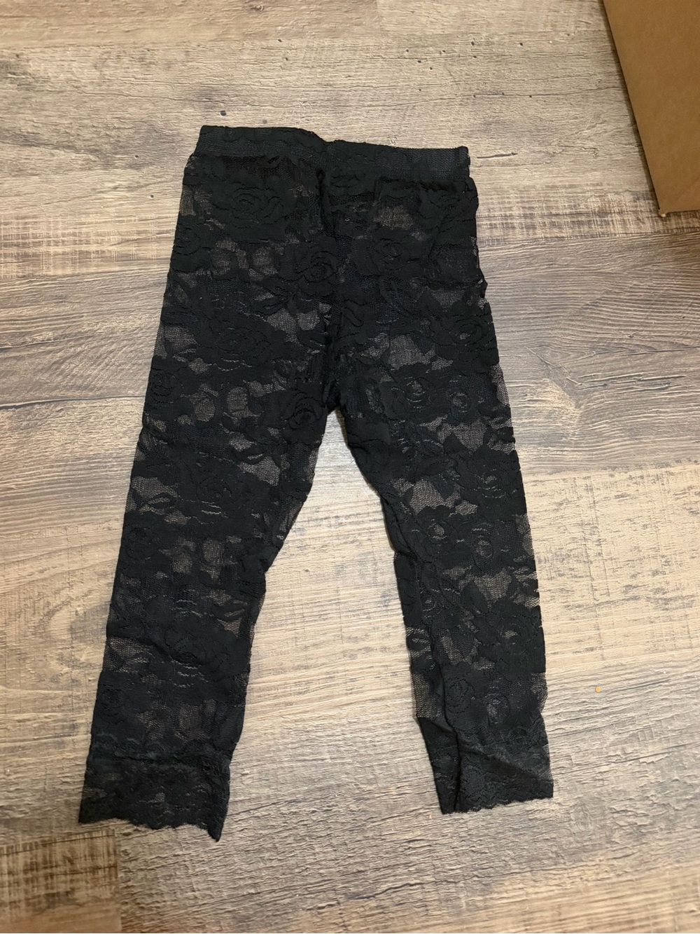 Black Lace Kids Leggings